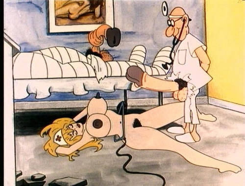 Cartoon about the loving doctor [1978,Hardcore,Cartoons,All Sex]