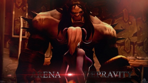Arena of Depravity - Coliseum of Lust [Double Penetration,WoW,3DCG]
