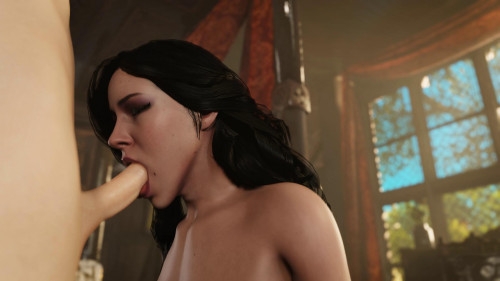 Yennefer Blowjob [2021,All sex,3D Porn]