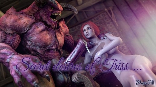 Secret desires of Triss [2018,Huge Cock,Cumshot,Monster]