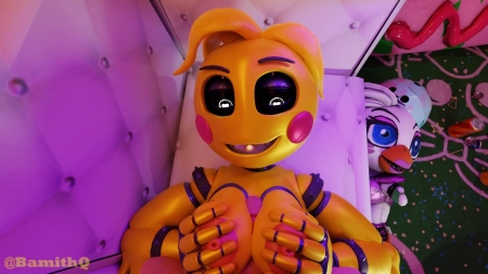 3d hentai Sex Videos- Chica Anim Titfuck Angle 2