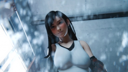 3d hentai Sex Videos- Is that what's bothering you, Tifa – FF7 – Unlooped – POV+TPOV [Esk]