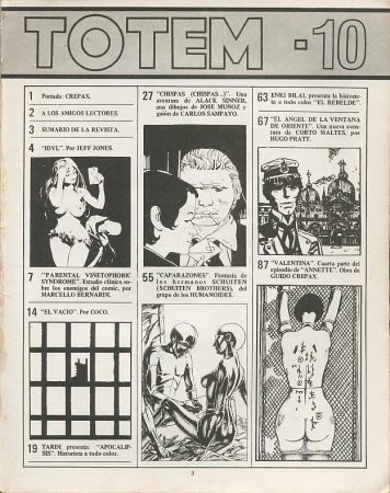 Crepax, Guido - TOTEM #10 [ESP]