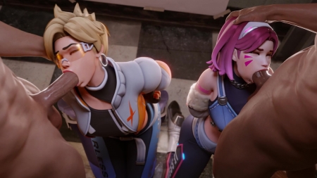 Tracer x Dva Base new 3d hentai porn videos