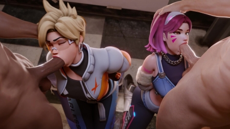 Tracer x Dva Base new 3d hentai porn videos