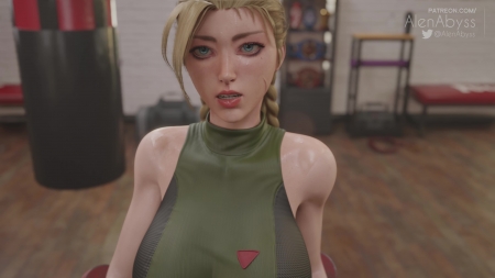 Tempting Training with Cammy + Creampie [AlenAbyss] new 3d hentai porn videos