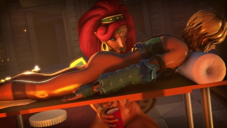 Urbosa milking Link new 3d hentai porn videos