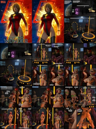 Danger Babe Central - Captain Wonder new bdsm comics