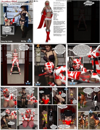 DBComix - Justice Girl In The Hands Of Cowgirl 01