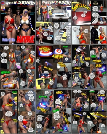 Shield & Amazing Babe in Pets of the Panthris! Part 1 - 13