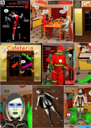 DBComix - New Arkham For Superheroines 12 [xxx cartoon adult comics]