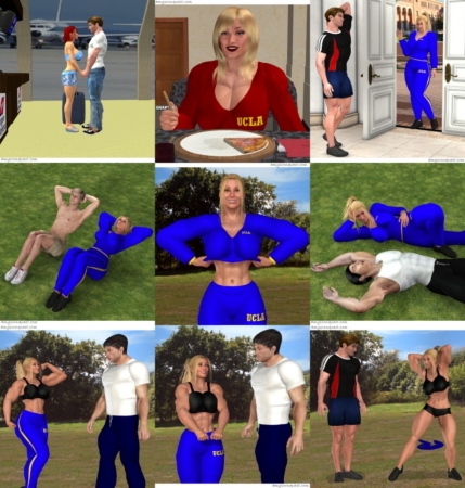 Amy's Conquest - The Exchange Student (render) Amy's Conquest - The Exchange Student (render)