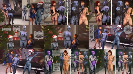 [Ladychi] Liara X-Mass Gifts! (Mass Effect)