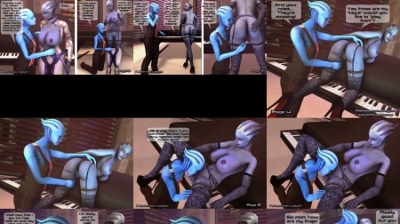 [LadyChi] Liara's Piano Lesson (Mass Effect)