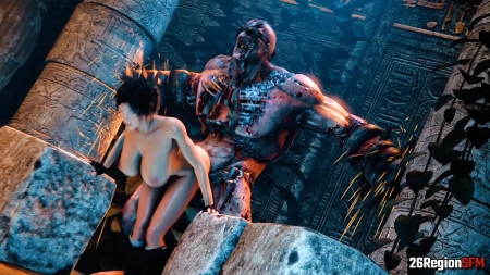 Lara Croft vs Fresh Pound [4K] [26RegionSFM]