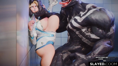 Venom Succumbs to Snowbunny Mind Control [Slayed Coom]