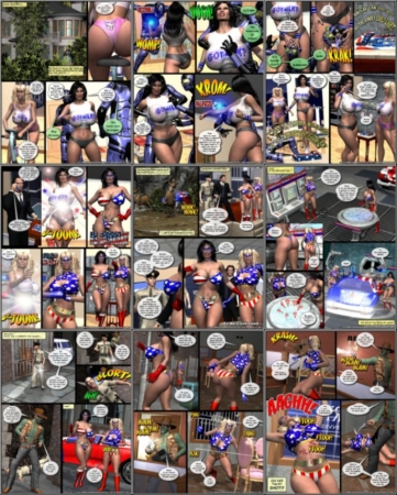 Ms Americana in CRIMEWAVE! Part 1 - 4 Ms Americana in CRIMEWAVE! Part 1 - 4