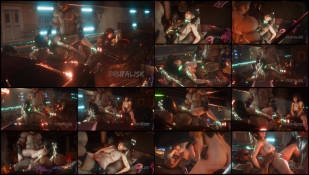 18 BRUTALISK SCENES - CYBER CITY EVE VERSION NO MUSIC