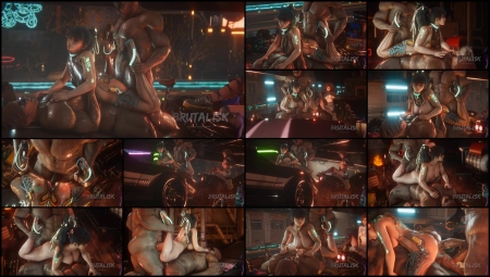 21 BRUTALISK SCENES - CYBER CITY PART 2 EVE NO MUSIC