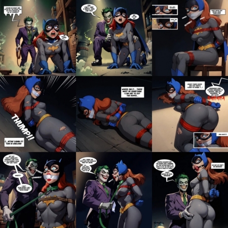 Electrickink - Batgirl and The Joker Electrickink - Batgirl and The Joker