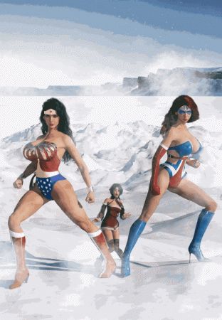 Blunder Woman and Lady Britannia Saving Christmas - Issue 01