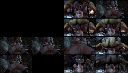 Ciri VS Nekkers' Nest [Zman]