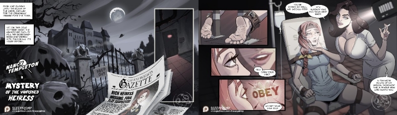 Sleepygimp - Nancy Templeton in Mystery of the Vanished Heiress (full color)