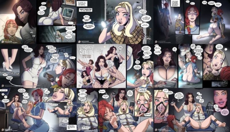 Sleepygimp - Nancy Templeton in Mystery of the Vanished Heiress (full color)